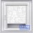 Миникассетная рулонная штора с цепочным приводом «UNI-2», коллекция «Осень в Марселе» - Миникассетная рулонная штора с цепочным приводом «UNI-2», коллекция «Осень в Марселе», фон рисунка белый