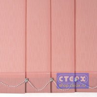 Дождь /цвет розовый/ - ламель для вертикальных жалюзи из ткани