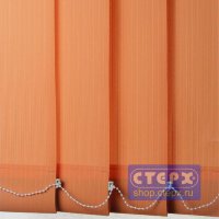 Лайн /цвет оранжевый/ - ламель для вертикальных жалюзи из ткани