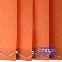Каир /цвет оранжевый/ - ламель для вертикальных жалюзи из ткани
