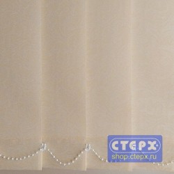 Барокко /цвет персиковый/ - ламель для вертикальных жалюзи из ткани с хлопком