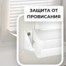 Жалюзи горизонтальные алюминиевые "Танго 25", Белый шелк 5101, 57,5 х 160 см, упр Левое