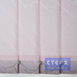 Ариэль /цвет розовый/ - ламель для вертикальных жалюзи из ткани